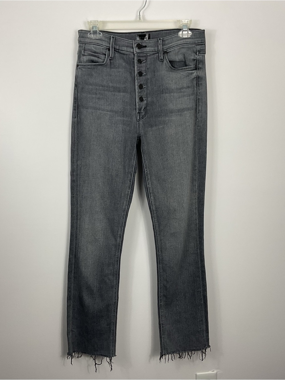Mother The Pixie Dazzler Ankle Fray Jeans Womens Size 28